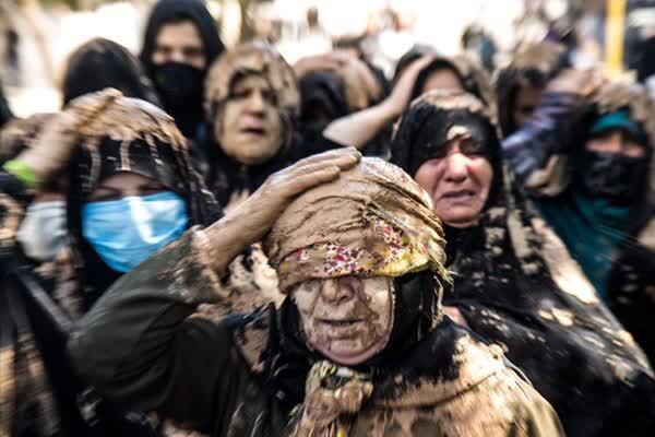رخت سیاه به تن کردستان در عاشورا