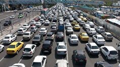 آخرین وضعیت ترافیک در آزادراه کرج - تهران ۲۷ تیرماه