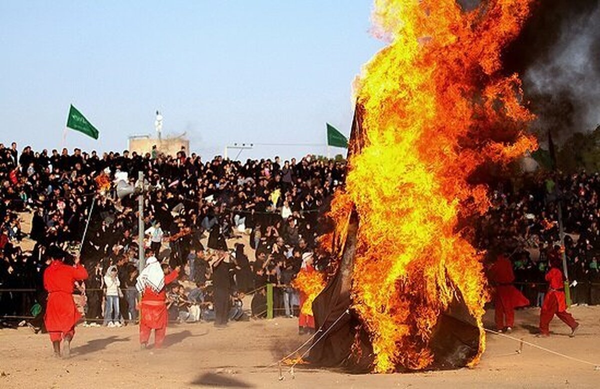 آیین خیمه‌برداری نوش‌آباد روایتی مختصر از کربلا