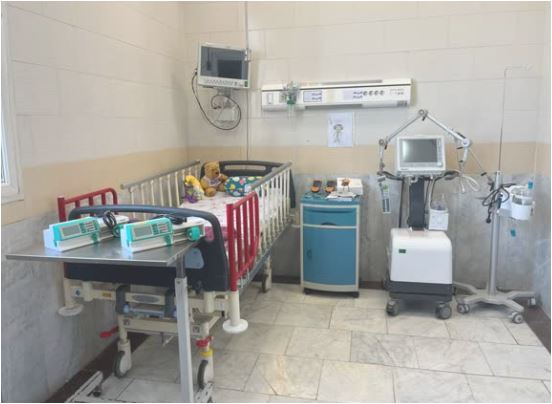 تجهیز بخش اطفال بیمارستان ولی عصر (عج) به تجهیزات پزشکی جدید
