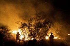 آتش سوزی در اراضی شهرستان هلیلان در ایلام مهار شد