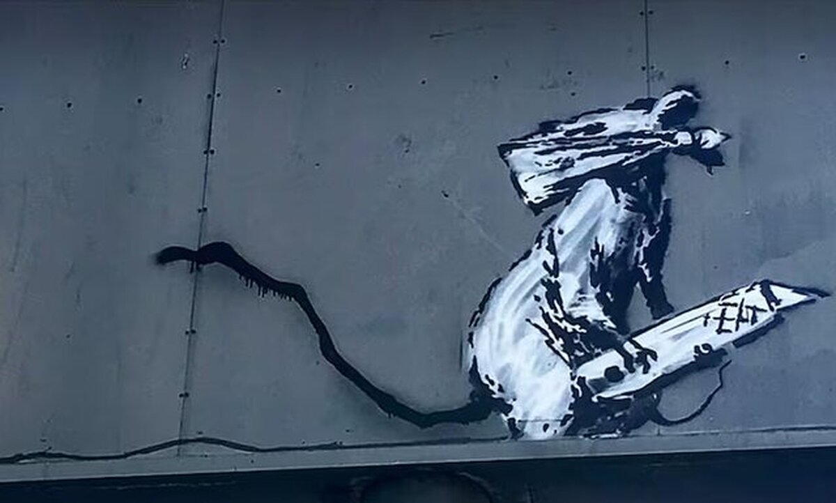 ۲ سال زندان برای دزد نقاشی بنکسی