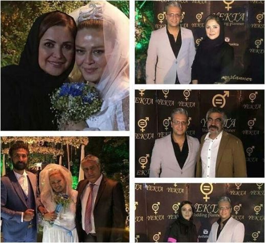 بازیگران مشهوری که در عروسی بهاره رهنما و امیرخسرو عباسی حضور داشتند/ از کمند امیرسلیمانی تا سروش صحت+عکس