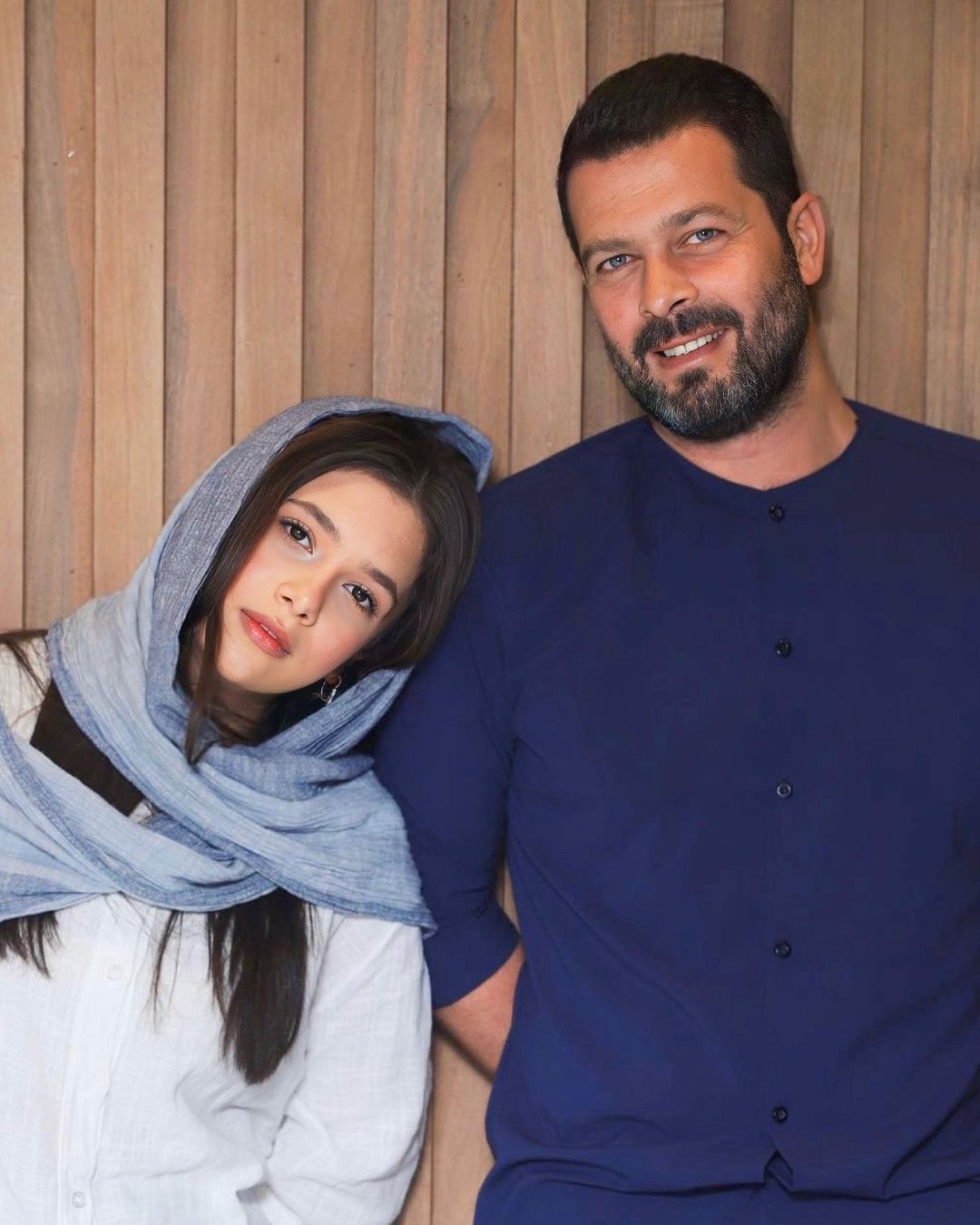 پدر دختر جذاب سینمای ایران با یک عکس احساسی خودشان را سر زبان‌ها انداختند