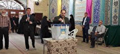 مدیرکل صداوسیما گلستان رای خود را به صندوق انداخت
