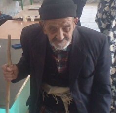 پیرمرد ۱۰۰ ساله خراسان شمالی رای داد