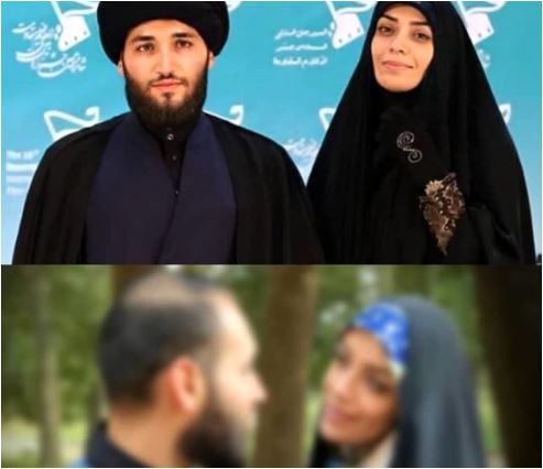 عکس‌های هنری و عاشقانه الهام چرخنده و همسر روحانی اش