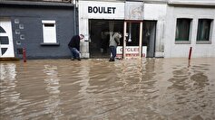 بارندگی شدید و جاری شدن سیلاب در شمال شرق فرانسه