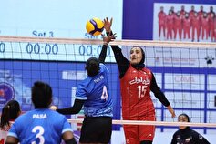 پیروزی زنان والیبال ایران مقابل سریلانکا