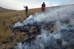 آتش در ارتفاعات خان احمد باشت پس از ۲ شبانه روز مهار شد
