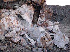کشف ۱۵ تن سنگ سیلیس در همدان