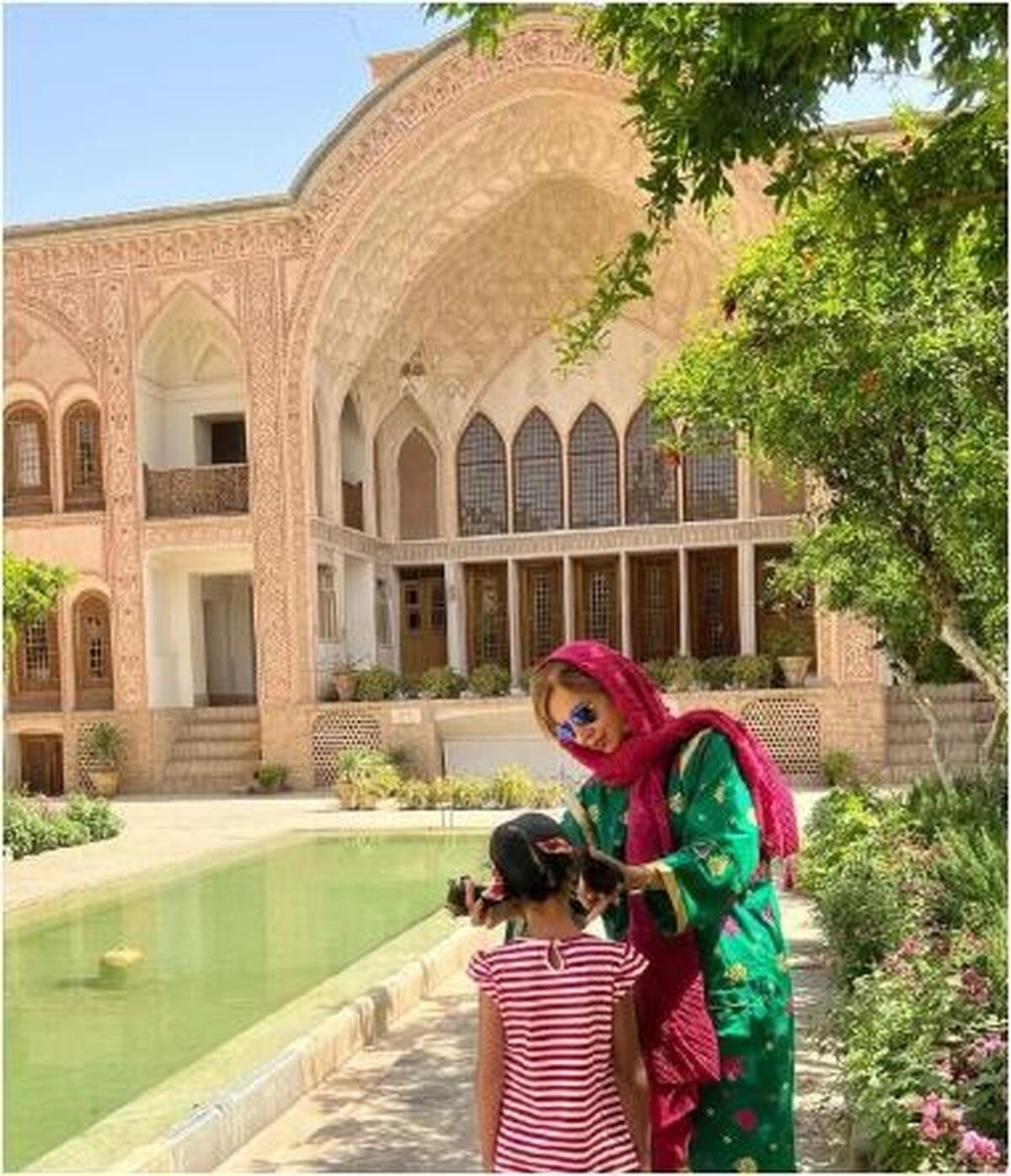 جشن تولد ساده و دو نفره شبنم قلی خانی برای دختر عزیزش با متن احساسی/عکس