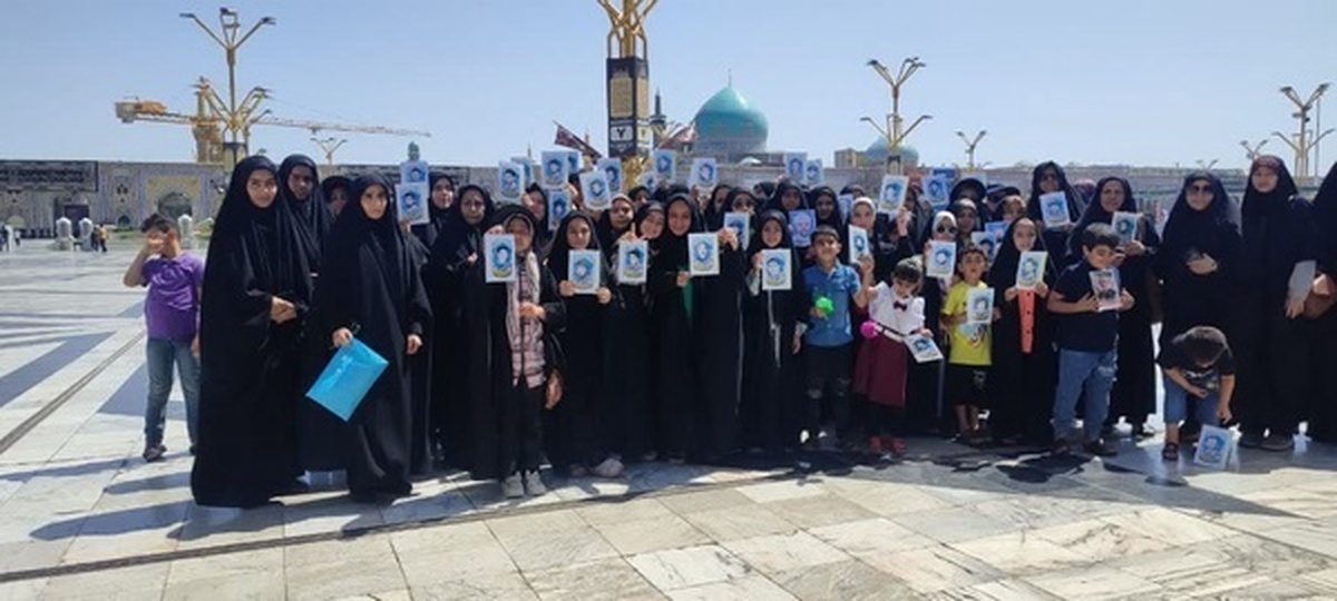 اعزام ۸۸ حافظ و قرآن آموز روستای بلیان کازرون به مشهد مقدس