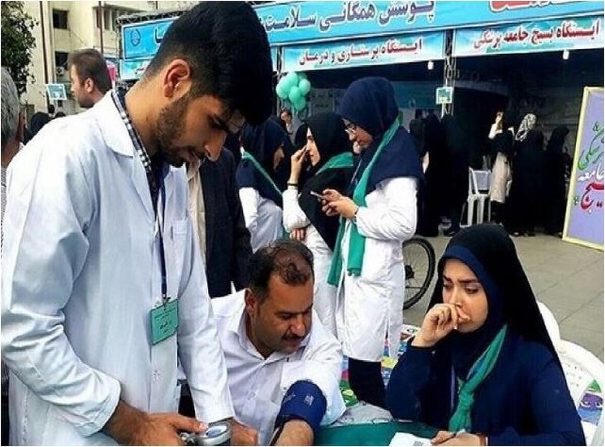 راه‌اندازی موکب خدمات درمانی بسیج دانشگاه علوم‌پزشکی اهواز در مرز چذابه