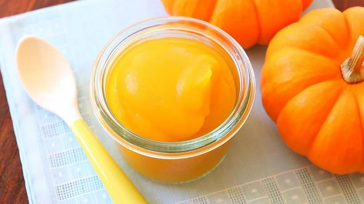 بادرست کردن کدو حلوایی مخصوص نوزادان آن‌ها را به خوردن این غذای مقوی عادت دهید