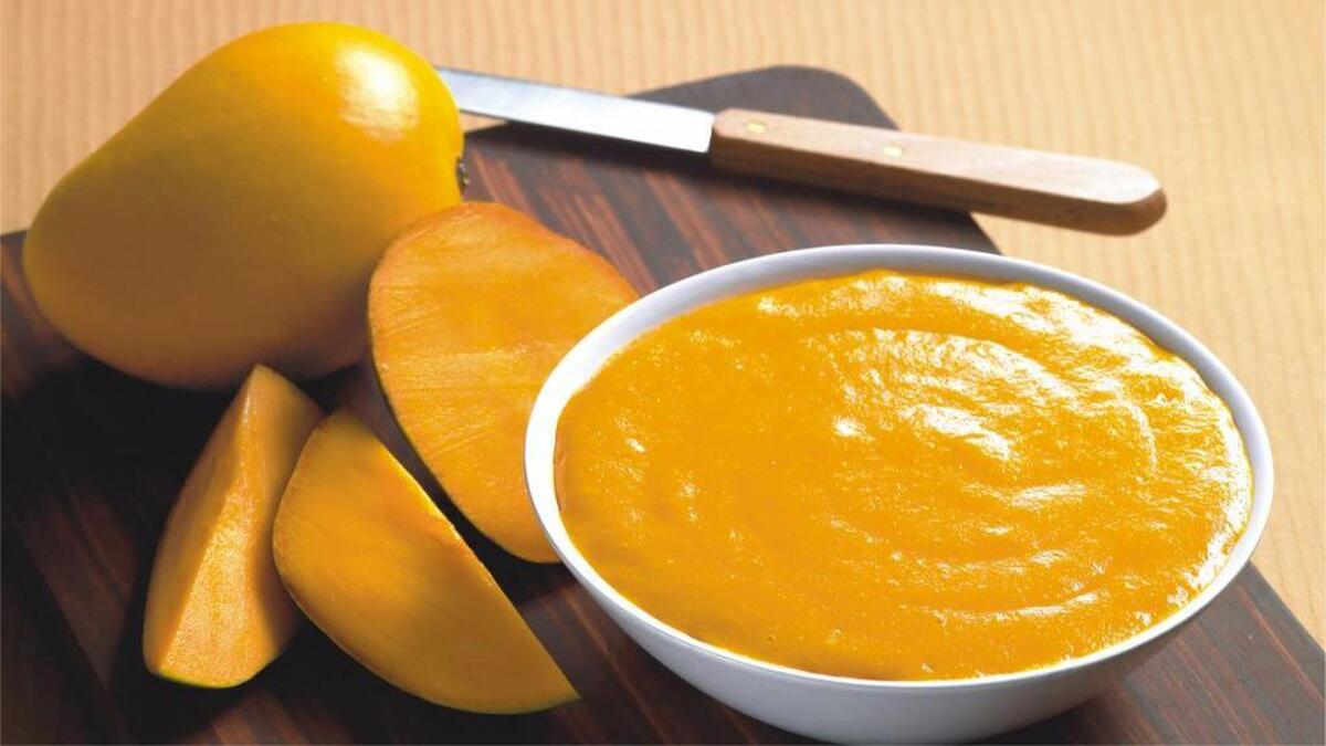 آموزش مرحله به مرحله تهیه پوره انبه با طعمی دوست داشتنی برای کودکان