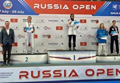قهرمانی کاراته‌کا دلفانی در مسابقات رزمی روسیه