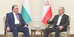 رئیس‌جمهور تاجیکستان با پزشکیان دیدار کرد