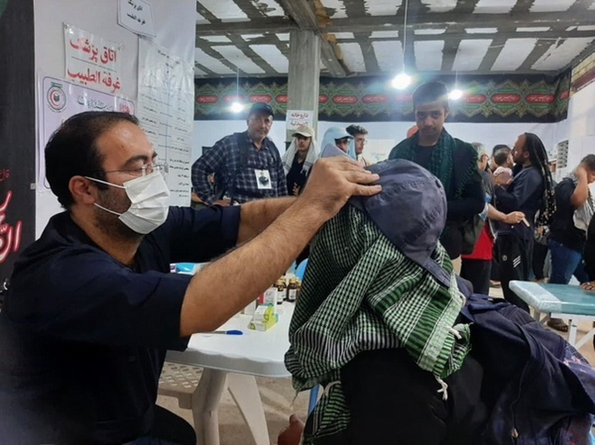 خدمت‌رسانی درمانی به ۱۰ هزار زائر پیاده‌روی اربعین