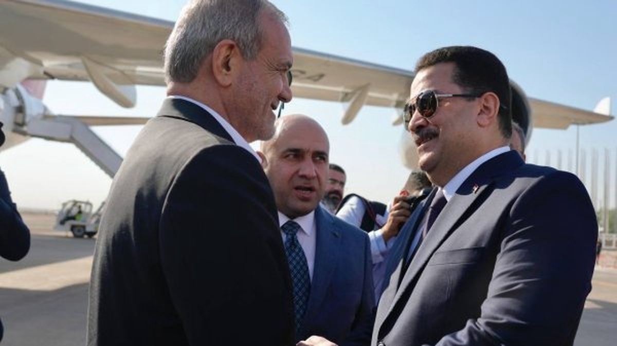 استقبال رسمی نخست وزیر عراق از دکتر پزشکیان