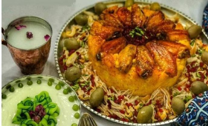 طرز تهیه ته چین ارمنی با گوشت تکه‌ای و مرغ