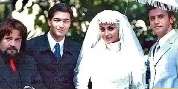 حضور متفاوت پارسا پیروزفر و محمدرضا شریفی نیا در عروسی صوری امین حیایی در ۳۴ سالگی+عکس