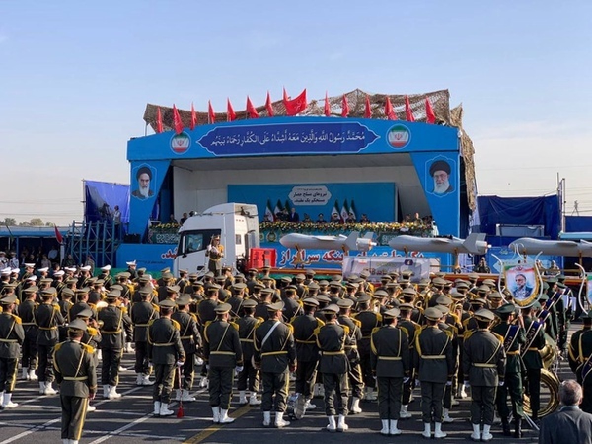 نمایش جدیدترین پهپاد ساخت ایران با نام شاهد ۱۳۶ B