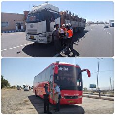 بررسی ۱۰۶ تخلف رانندگان ناوگان حمل و نقل عمومی بین شهری در خراسان شمالی