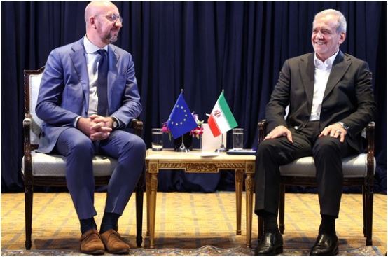 اتهام‌زنی میشل به ایران پس از دیدار با پزشکیان