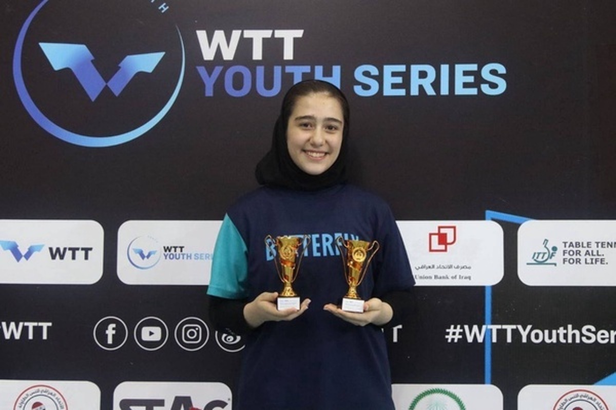 دومین دختر پینگ پنگ باز ایرانى سهمیه جهانى گرفت