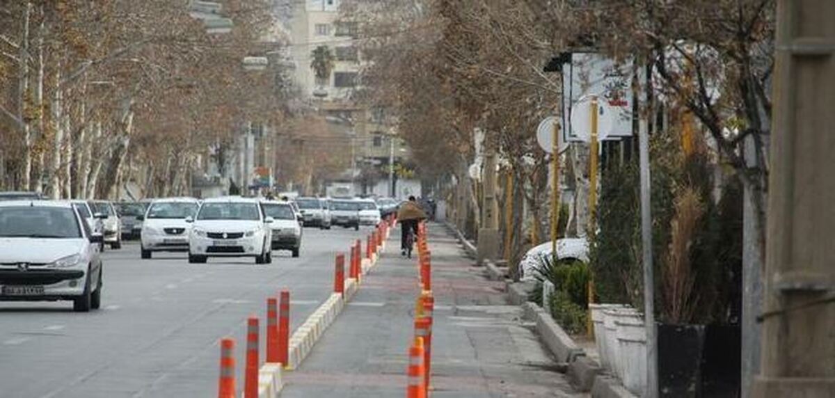 اجرای مسیر ویژه حمل و نقل همگانی (HOV) در بزرگراه شهید همت