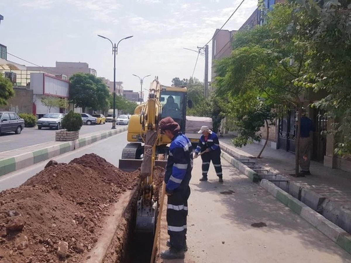 ۴۷۰۰ متراز شبکه آب شرب شهر قیامدشت اصلاح و بازسازی شد