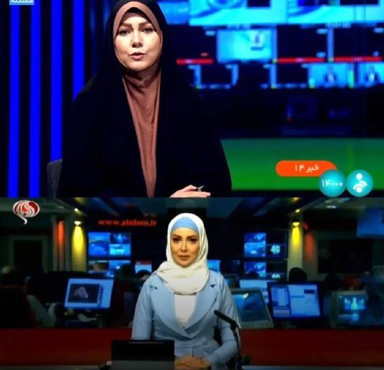 تبعیض پوششی بین دو گوینده زن خبر صداوسیما بحث برانگیز شد+عکس