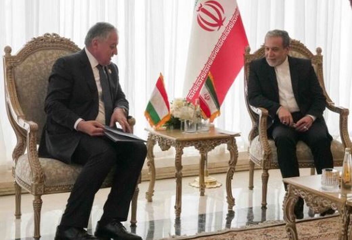 دیدار وزیر خارجه تاجیکستان با عراقچی در مشهد