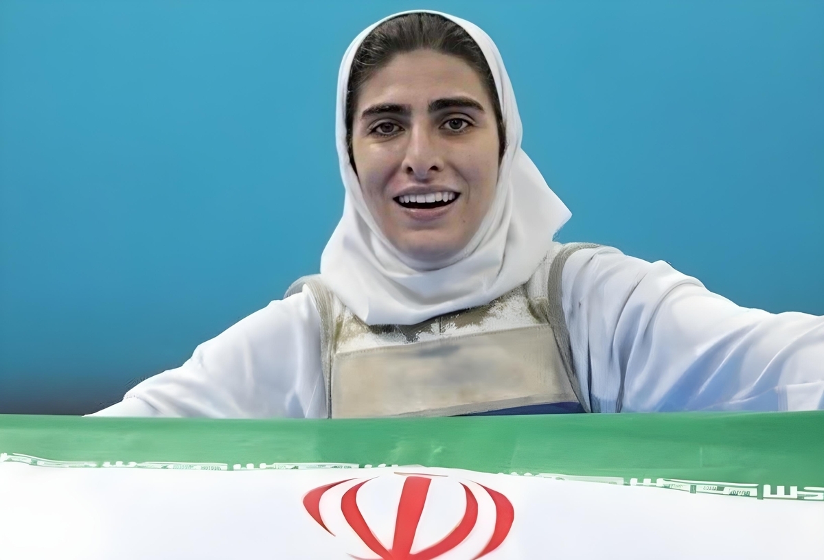 مدال طلای تکواندو در بازی‌های آسیایی ناشنوایان به بانوی کرمانشاهی رسید