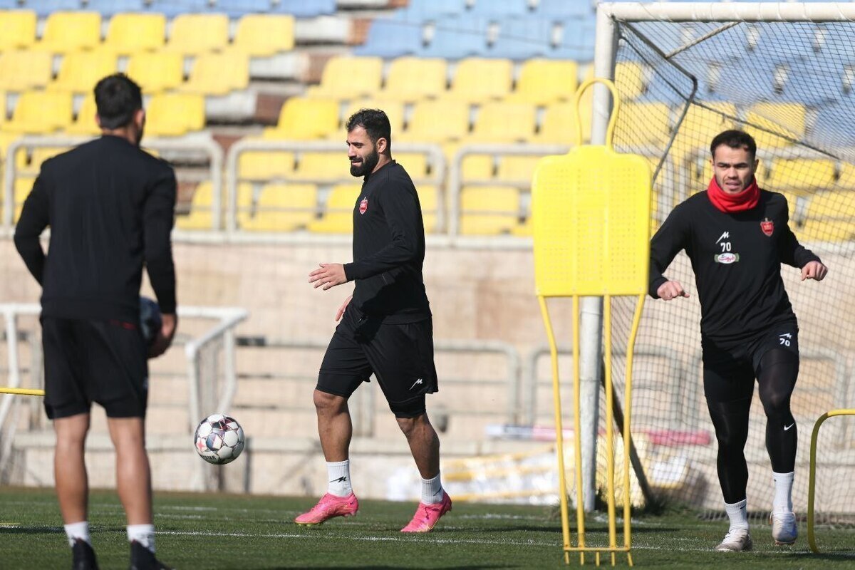 دو غایب در تمرین امروز پرسپولیسی‌ها