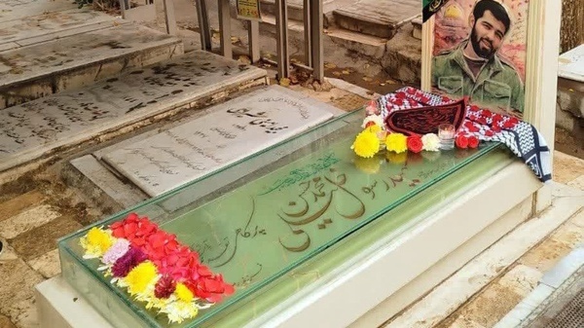 سنگ مزار خاص شهید مدافع حرم