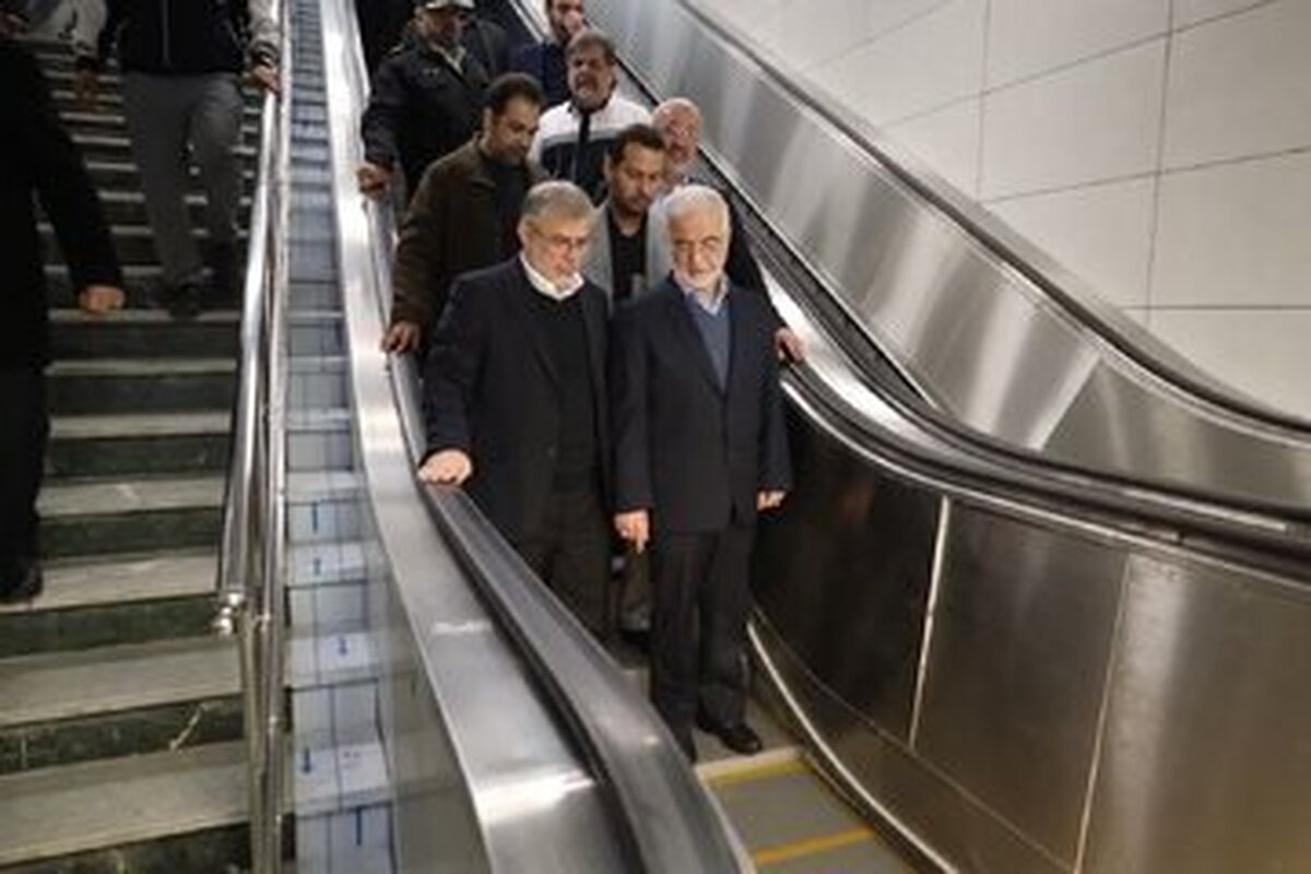 حضور وزیر کشور در پروژه خط ۲ قطار شهری کرج