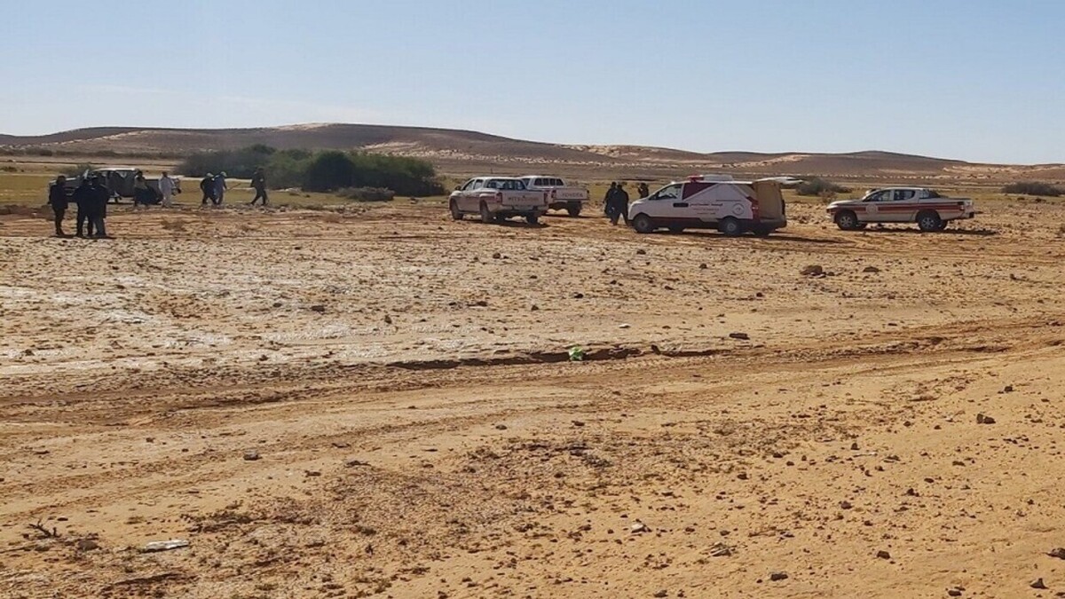 لیبی| سیل یک گور دسته جمعی جدید در جنوب شرقی ترهونه را آشکار کرد