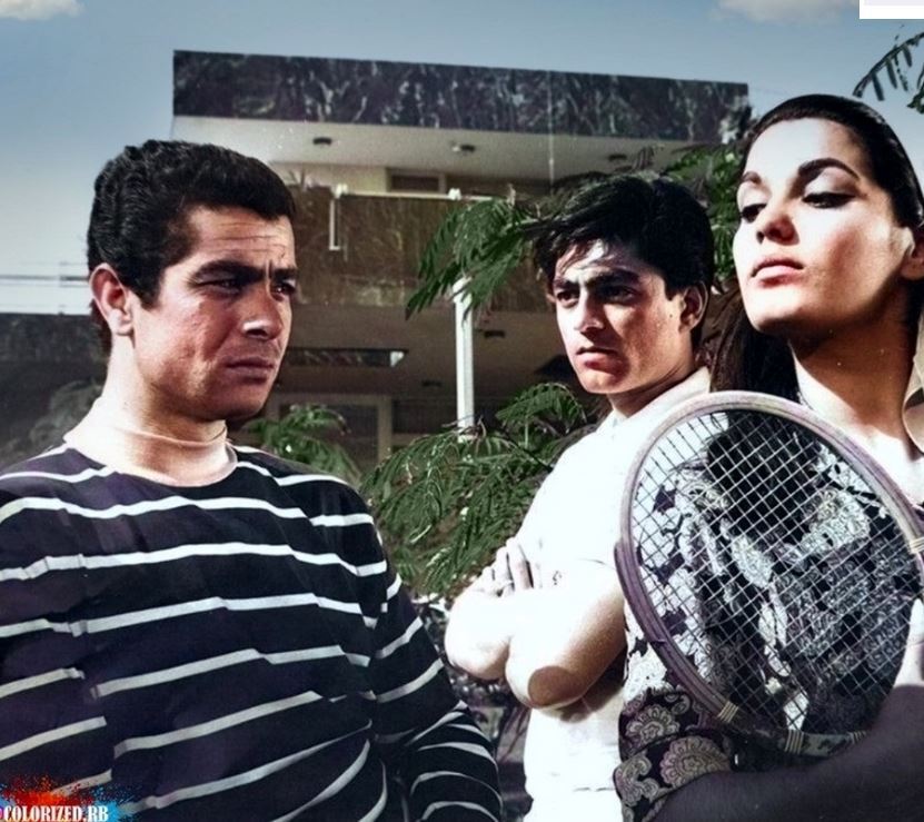 بهروز وثوقی و نیلوفر در نمایی از فیلم هنگامه