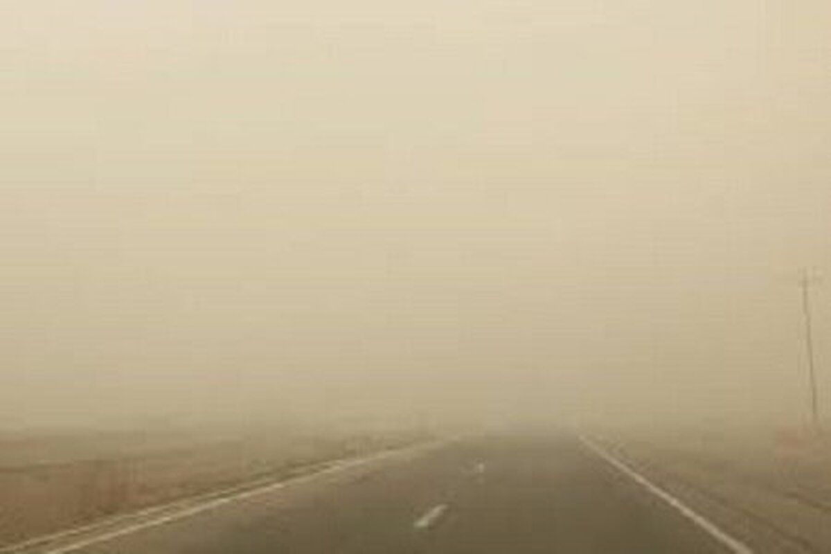 کاهش دید افقی در محور‌های شمال سیستان و بلوچستان
