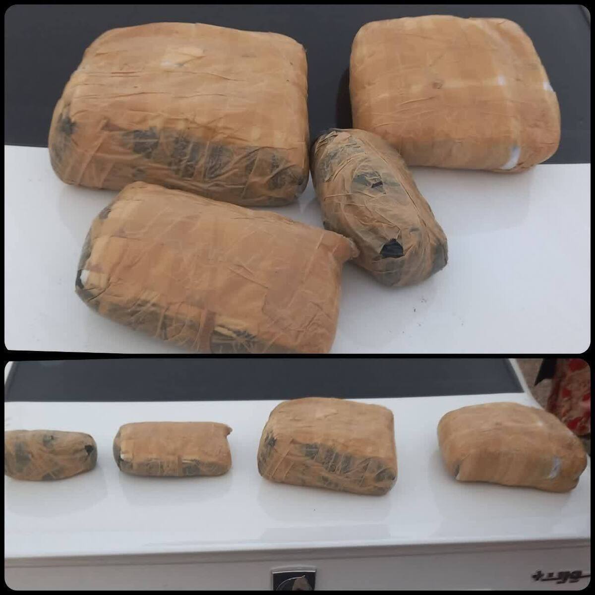 قاچاقچی مواد با بیش از ۹ کیلو مواد مخدر به دام افتاد