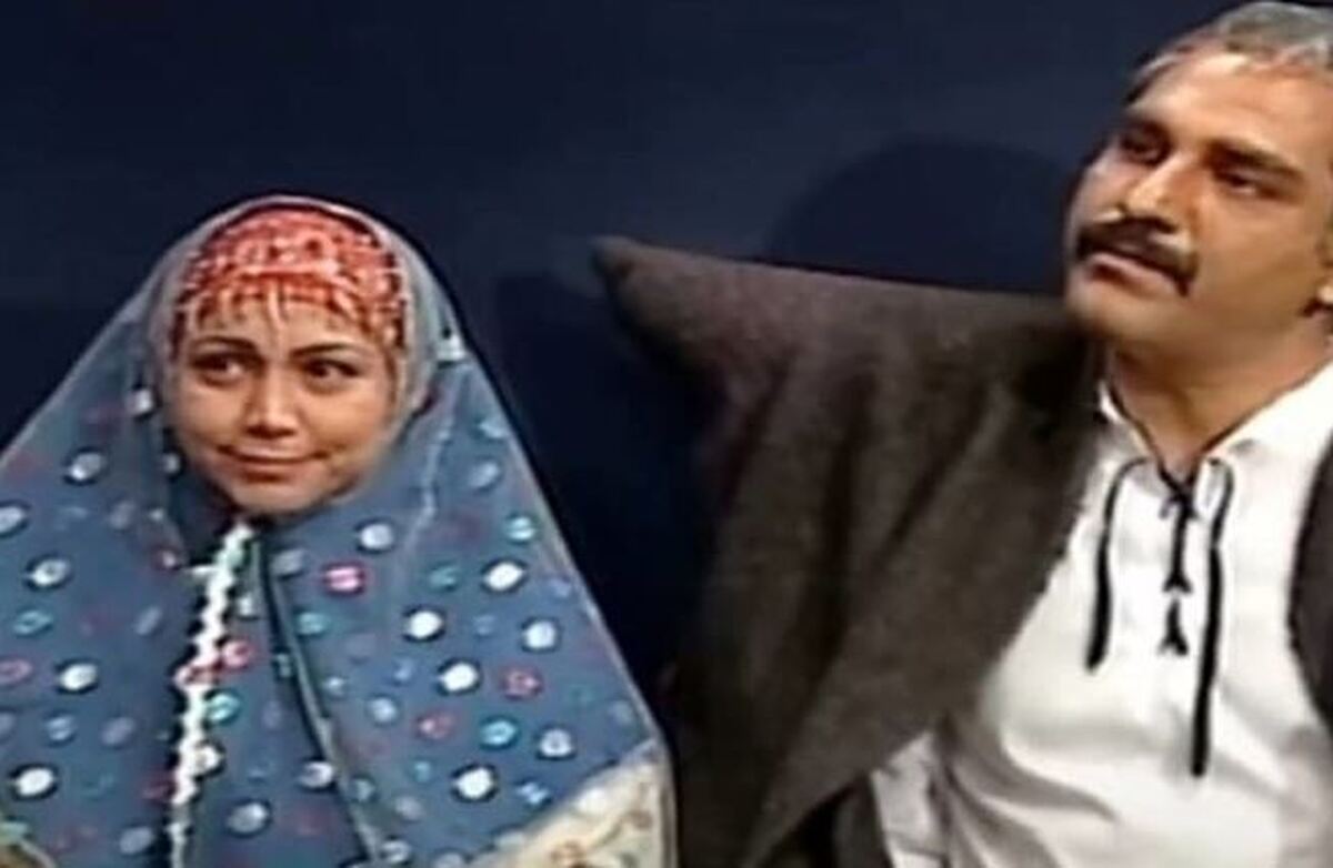 عکس دونفره زیرخاکی از مهران مدیری و بازیگر سریال شب‌های برره در پشت صحنه سریال