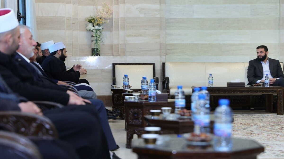 الشرع در دیدار با جامعه دروزی: سوریه باید متحد بماند