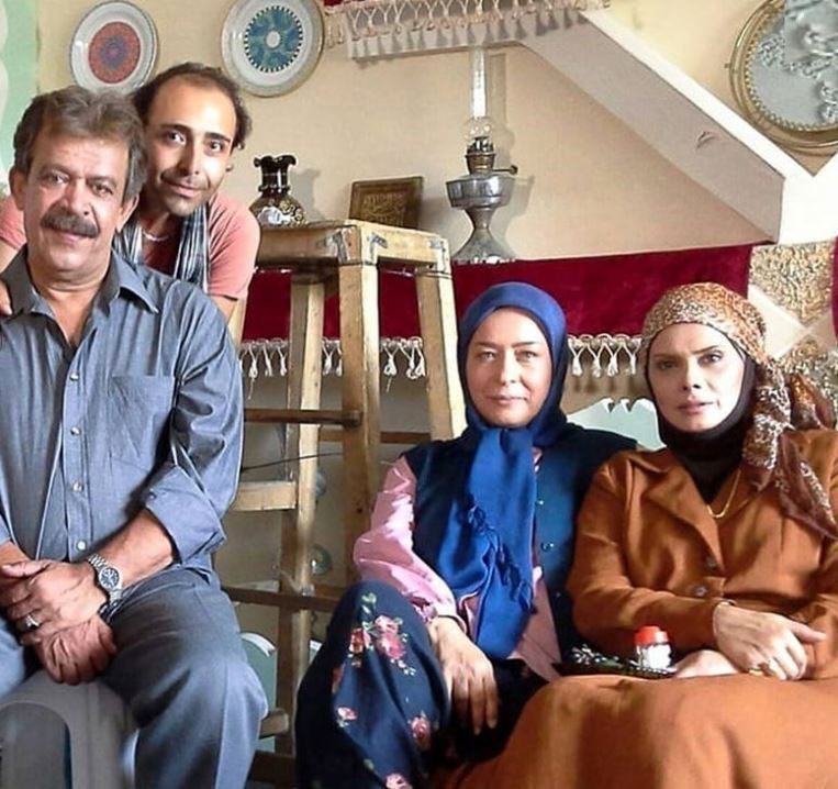 عکس/ «حسن پورشیرازی و عاطفه رضوی» در پشت صحنه سریال کیمیا