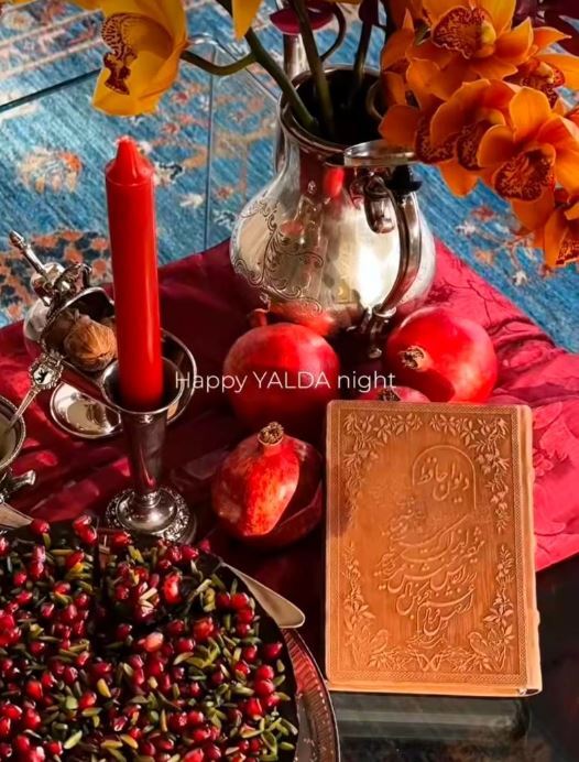 زیباترین سفره یلدایی را در خانه مینا مختاری ببینید! / همسر بهرام رادان خوش سلیقه‌ترین زن ایرانی لقب گرفت!
