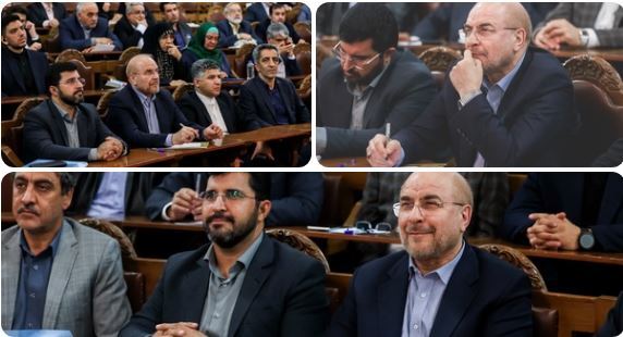 نشست نمایندگان جدید مجلس دوازدهم با رئیس مجلس شورای اسلامی