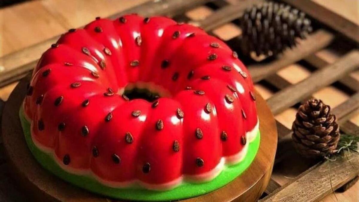 برای اولین شب یلدایی تازه عروس‌ها این مسقطی هندوانه‌ای خوشرنگ و جذاب را درست کنید + رسپی