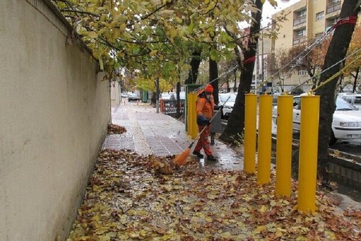 معاون خدمات شهری شهرداری خبر داد جمع آوری برگ‌های پاییزی خیابان‌های شهر بجنورد از بعد از ظهر امروز