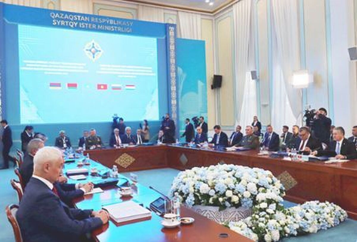 حضور نمایندگان قرقیزستان در شورای امنیت سازمان پیمان امنیت جمعی